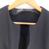 ザラ ZARA バックプリーツ 切替 ノーカラー ジャケット レディース import:S