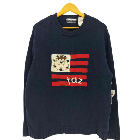 TAZ 星条旗 コットン ニット メンズ import:L