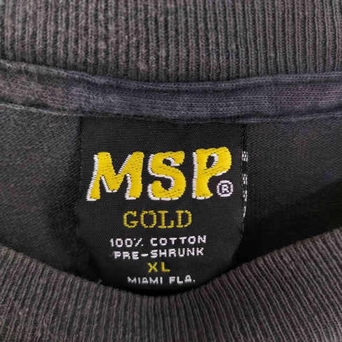 MSP アメリカ製BANSON ロゴプリントTシャツ メンズ import:XL