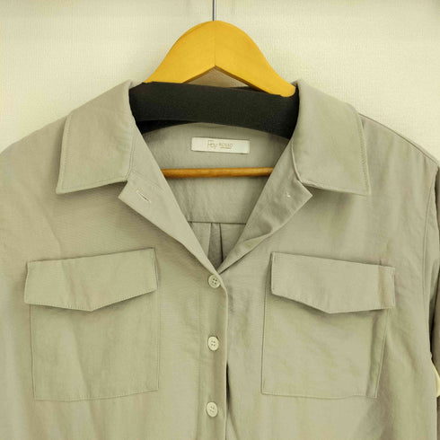 エフバイロッソアーバンリサーチ F by ROSSO URBAN RESEARCH 25ss フラップデザインシャツワンピース レディース JPN:38