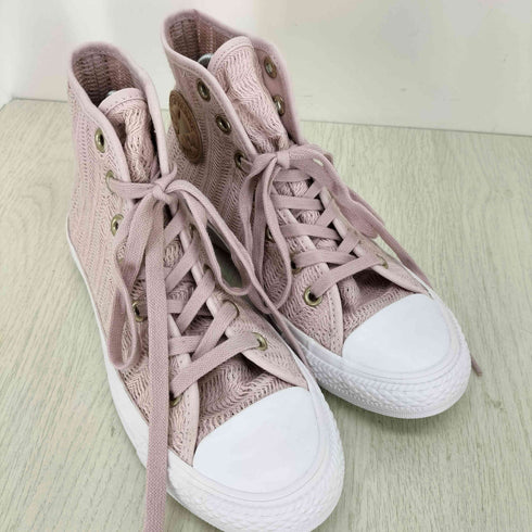 コンバース CONVERSE Chuck Taylor All Star Autumn Embroidery Mauve High Top レディース JPN:24