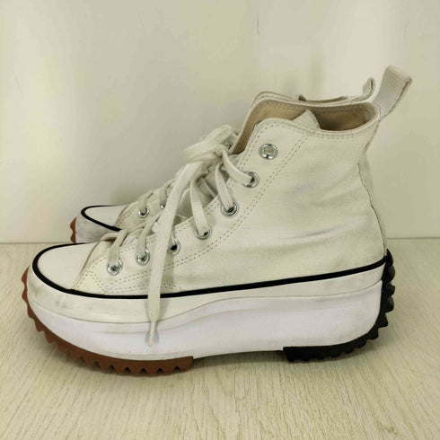 コンバース CONVERSE RUN STAR HIKE WHITE HI CUT レディース JPN:24
