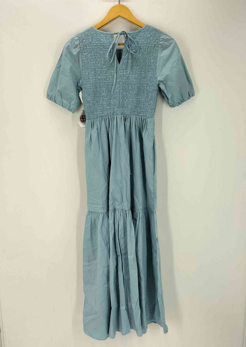 ザラ ZARA パフスリーブシャーリングワンピース レディース import:XS