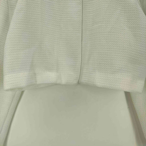 ザラ ZARA Cropped Buttoned Textured Jacket 金ボタン レディース import:M