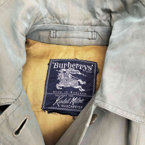 バーバリーズ BURBERRYS 玉虫 ステンカラーコート レディース