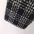ザラ ZARA Textured Weave Quilted Jacket 中キルティング ツイードジャケット レディース import:S