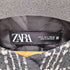 ザラ ZARA Textured Weave Quilted Jacket 中キルティング ツイードジャケット レディース import:S