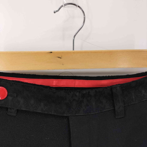 IKURAH ウエストジャガード ウールスラックス レディース JPN:2