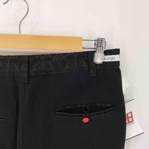 IKURAH ウエストジャガード ウールスラックス レディース JPN:2