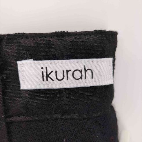 IKURAH ウエストジャガード ウールスラックス レディース JPN:2