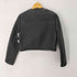 ザラ ZARA エコレザーノーカラーキルティングジャケット レディース import:M