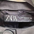 ザラ ZARA エコレザーノーカラーキルティングジャケット レディース import:M