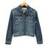 ザラ ZARA ダメージデニムジャケット レディース import:XS