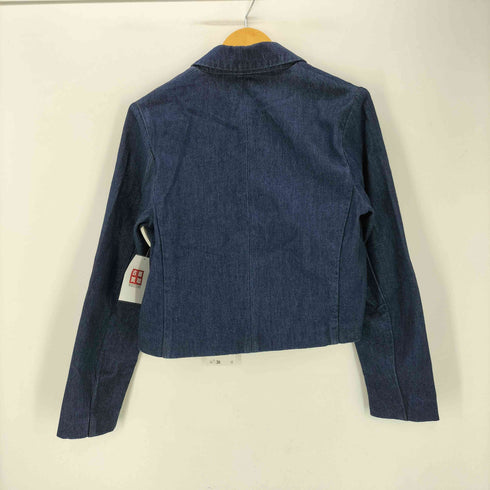 ザラ ZARA クロップドデニムブレザー デニムジャケット レディース import:XS