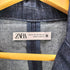 ザラ ZARA クロップドデニムブレザー デニムジャケット レディース import:XS