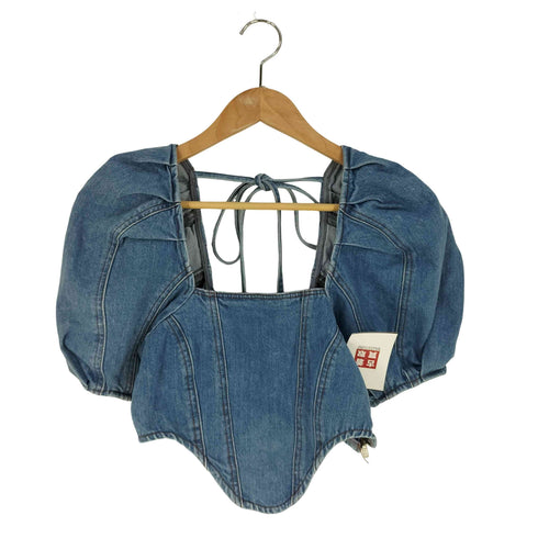 メゾンスペシャル MAISON SPECIAL クロップドデニムトップス レディース FREE