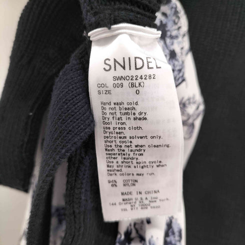 スナイデル snidel ニットベストコンビワンピース レディース JPN:0