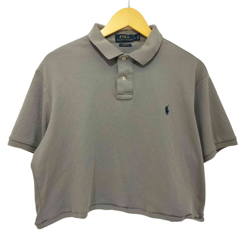 ポロラルフローレン POLO RALPH LAUREN CUSTOM FIT ボックスシルエット 短丈 S/S ポニー刺繍 ポロシャツ メンズ import:L