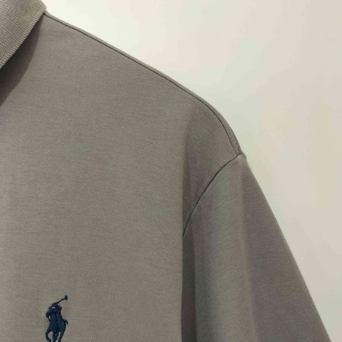 ポロラルフローレン POLO RALPH LAUREN CUSTOM FIT ボックスシルエット 短丈 S/S ポニー刺繍 ポロシャツ メンズ import:L