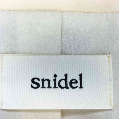 スナイデル snidel ラムレザーノーカラーレザージャケット レディース FREE
