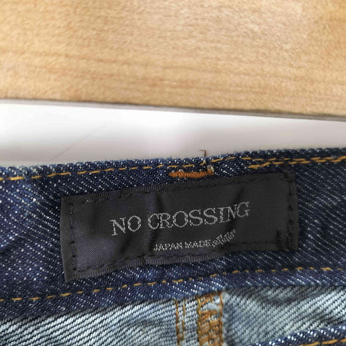 NO CROSSING Y2K フレアデニムパンツ メンズ