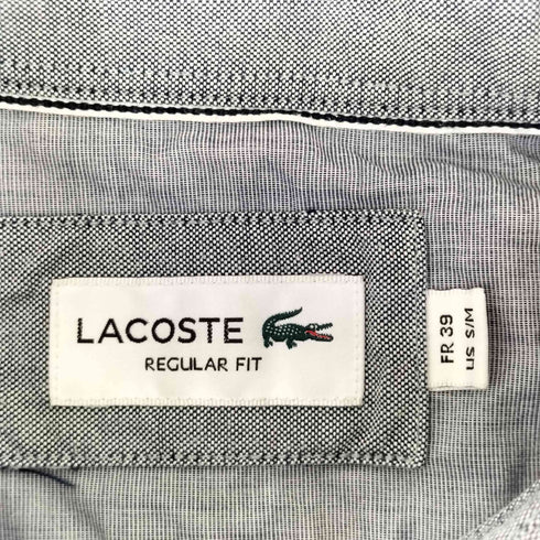 ラコステ LACOSTE オックスフォードレギュラーコットンシャツ メンズ FR39