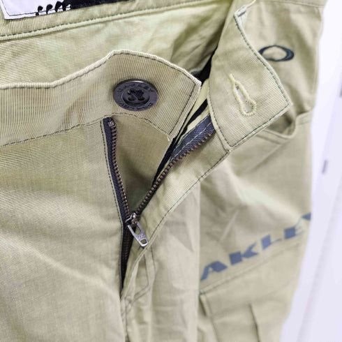 オークリー OAKLEY 刺繍ロゴ ナイロンカーゴパンツ メンズ FR:36-38