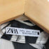 ザラ ZARA 総柄 半袖シアーシャツ メンズ import:L