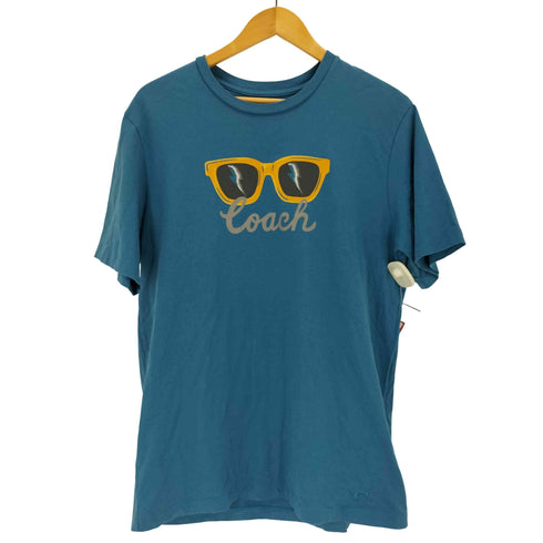 コーチ COACH サングラスプリントクルーネックTシャツ メンズ JPN:L
