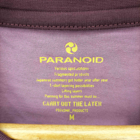 パラノイド PARANOID 24SS Horizontal Stripe t-Shirt 閃光 メンズ JPN:M