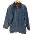ランズエンド LANDS END 90S 裏地ブランケット 襟 コーデュロイ デニム ハンティング ジャケット レディース import:S