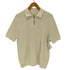 ザラ ZARA パールニットジッパーポロシャツ メンズ import:M