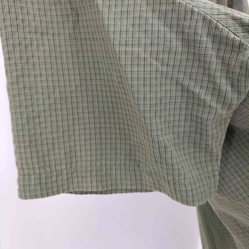 コロンビア Columbia メタルボタン チェック レギュラーカラー S/S シャツ メンズ import:L