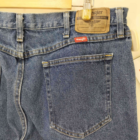 ラングラー Wrangler 00S メキシコ製 ワイドバギー ジップフライ デニム パンツ メンズ 36 x 29