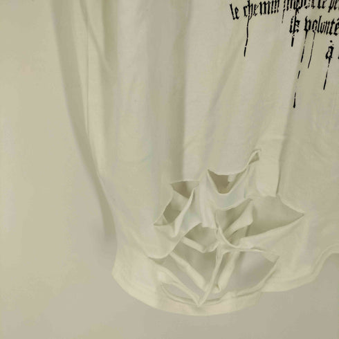 NOEMIE チェーンダメージユニセックスTシャツ レディース JPN:M