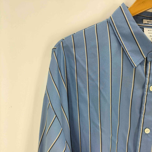 ミスタージェントルマン MR.GENTLEMAN BIAS CUT STRIPE MODERN SHIRT メンズ JPN:L