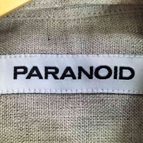 パラノイド PARANOID LINEN HOODED PANEL SHIRT リネン フード パネル シャツ メンズ JPN:S