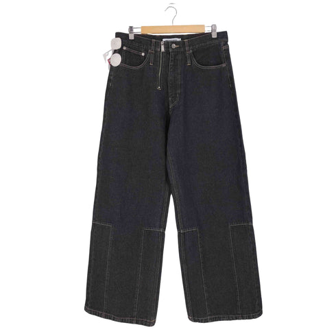 パラノイド PARANOID Two Zips Straight Wide Denim 2 ジップ ストレート ワイド デニム パンツ メンズ JPN:L