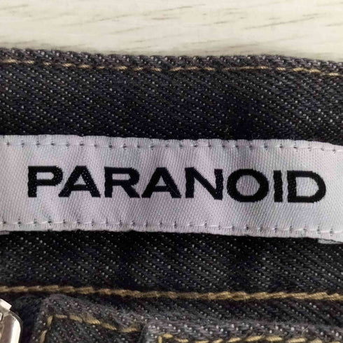 パラノイド PARANOID Two Zips Straight Wide Denim 2 ジップ ストレート ワイド デニム パンツ メンズ JPN:L