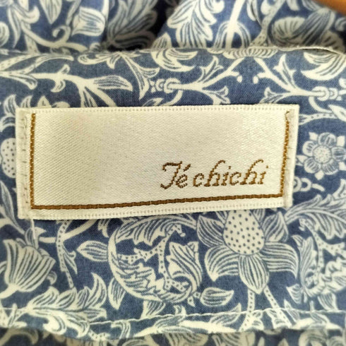 テチチ Te chichi ボタニカル柄フレンチ袖Aラインワンピース レディース FREE
