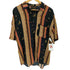 WEAR THE RIGHT THING 90s 総柄 ストライプ レーヨン 半袖シャツ メンズ import:L