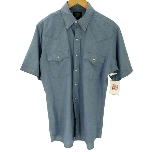 SADDLE KING 90S シャンブレー S/S ウエスタン シャツ メンズ