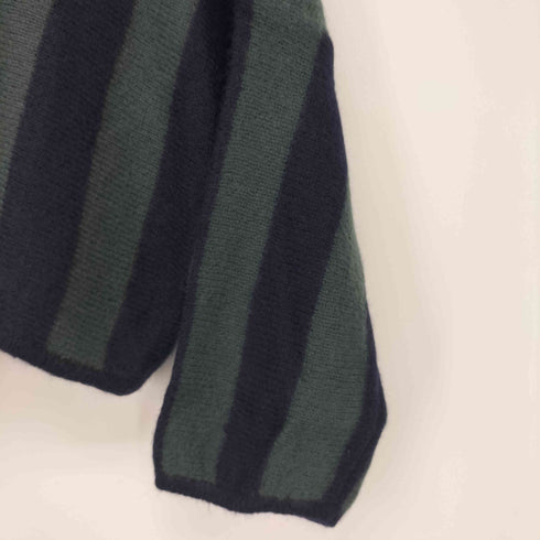 バリー BALLY モヘア混ストライプ クロップドニット レディース EUR:40