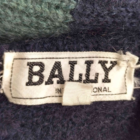 バリー BALLY モヘア混ストライプ クロップドニット レディース EUR:40