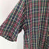 ギャップ Gap 90S OLD 紺タグ S/S タータンチェック B.D. シャツ メンズ import:L
