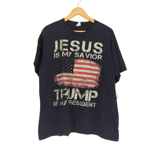 ポートカンパニー PORT&COMPANY JESUS フロントプリント S/S Tシャツ メンズ import:XL