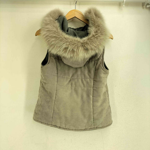 ダブルスタンダードクロージング DOUBLE STANDARD CLOTHING フォックスファー ダウンベスト レディース JPN:36