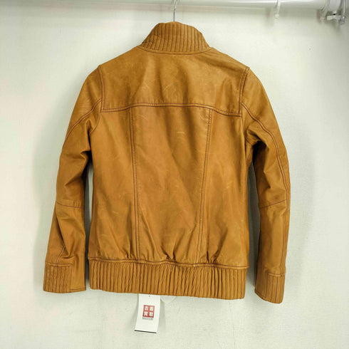 エストネーション ESTNATION カウレザー シングルライダースジャケット レディース JPN:36