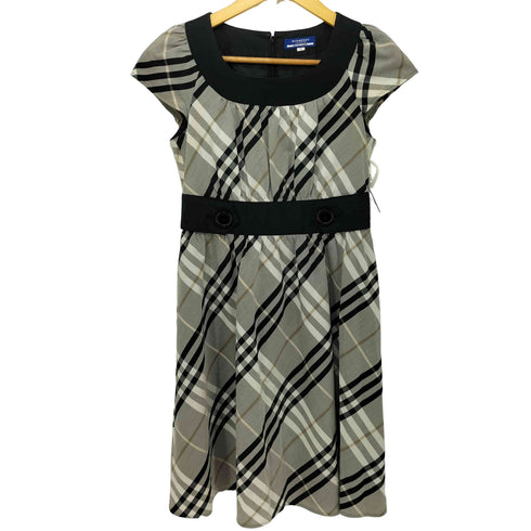 バーバリーブルーレーベル BURBERRY BLUE LABEL ノバチェック ノースリーブ ワンピース レディース 36