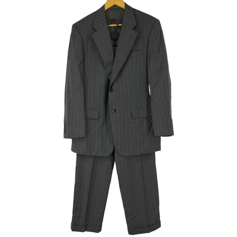ランバンコレクション LANVIN COLLECTION ストライプ2Bテーラードジャケットパンツセットアップ メンズ
